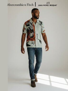 Abercrombie & Fitch x Jean-Michel Basquiat Short Sleeve Sweater